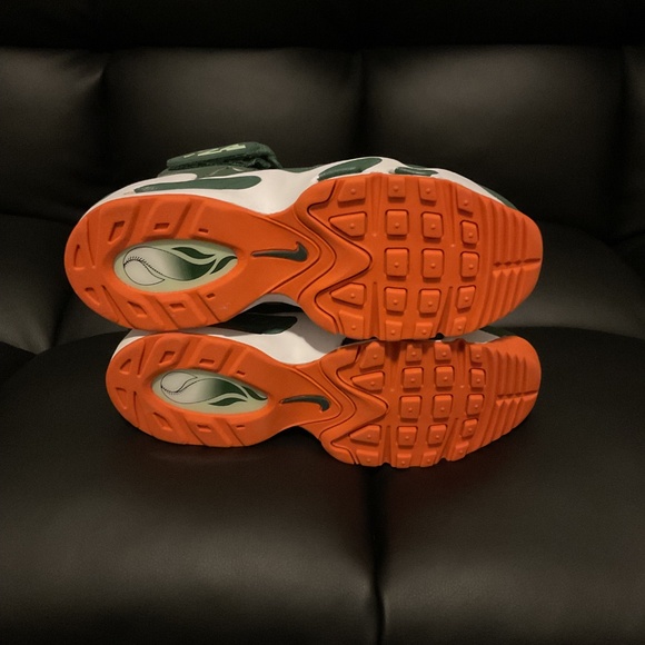 Nike Air Griffey Max 1 Sneaker Miami Hurricanes, Size 5.5y , GS FZ7281-323 - Picture 5 of 6